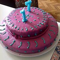 recette Gateau d'anniversaire au fondant.