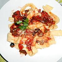 recette TAGLIATELLE FARCIES