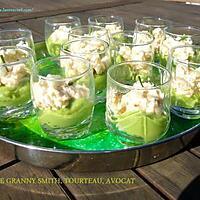 recette TARTARE GRANNY SMITH, TOURTEAU, AVOCAT