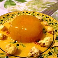 recette blanc manger tuttifruiti a l'abricot (defi tout orange N°3)