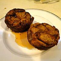 recette "Muffins-crêpes" aux poires