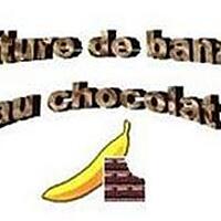recette Confiture de bananes au chocolat