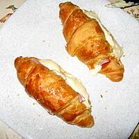 recette croissant au jambon rapide