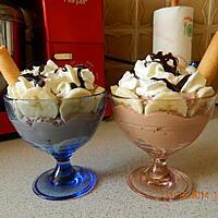 recette Coupe banane chantilly chocolat