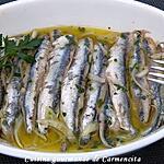 recette Anchois marinés