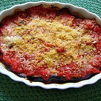 recette Gartin d'aubergines à l'origan et au parmesan