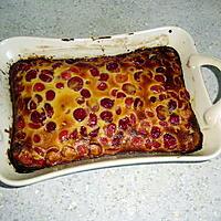 recette Clafoutis cerise au fromage blanc