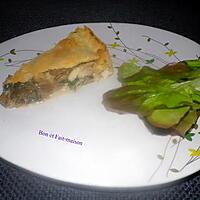 recette Tourte champignons poulet