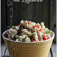 recette ~Taboulé de quinoa aux fines herbes~