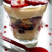 recette Trifle sablé à la fraise