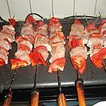 recette Brochettes à la plancha