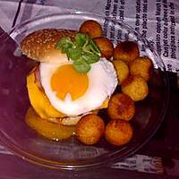 recette The Egg Burger (hamburger bacon oeuf)