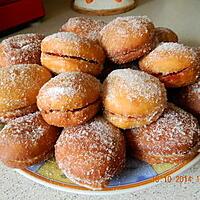 recette Beignets fourrés à la confiture et nutella