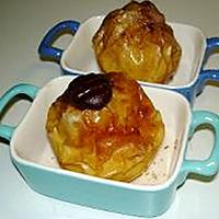 recette Pommes au four (cannelle, chocolat,...)