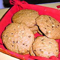 recette Cookies au muesli et pépites de chocolat