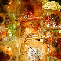 recette Bricks aux crottins de chevre