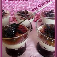 recette Panna Cotta au cassis