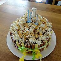 recette gateau multicolore de  CHRISTELLE "pour les 13 ans de THEO