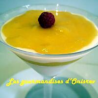 recette Blanc-manger  vanille-mangue