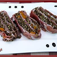 recette Terrine de jambon de Bayonne et lentilles