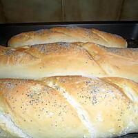 recette baguettes aux graines de pavot