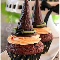 recette ~Cupcakes chapeau de sorcière~