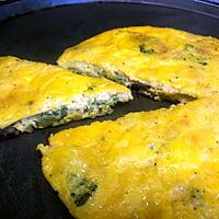 recette la frittata  au brocolis et lardon