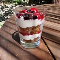 recette Mini verrines de tiramisu aux fruits rouges & spéculoos