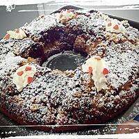 recette couronne orange-chocolat et ses pépites choco