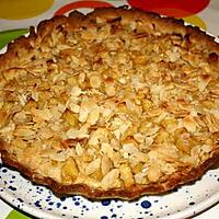 recette Tarte sablée aux pommes et aux amandes