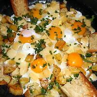 recette Oeufs au plat savoyard