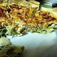 recette Quiche poireau et saumon