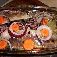 recette Bouffis (harengs salés et fumés) marinés en terrine