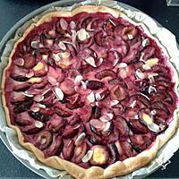 recette TARTE AUX PRUNES