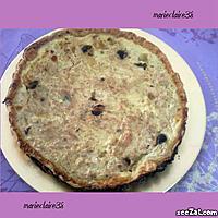 recette quiche thon,mozarelle,olives noire