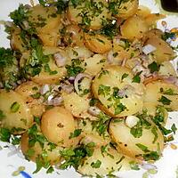 recette Salade de pommes de terre tiède