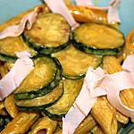recette Penne au curry, sauce aux courgettes