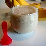 recette Lait banane, litchi, pomme,canelle on ne peut pas faire plus simple mais c'est trop bon