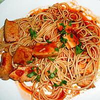 recette SPAGHETTADE DE CALAMARS