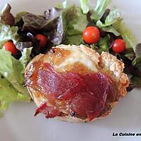 recette Bruschetta confit d'oignon, mozzarella et coppa