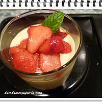 recette Petits pots de mousse choco-fraises