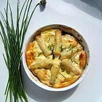 recette Clafoutis aux asperges blanches