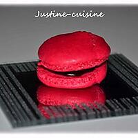 recette Macarons ganache chocolat/framboise