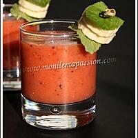 recette Smoothie Kiwis, pommes, banane, fraises, menthe