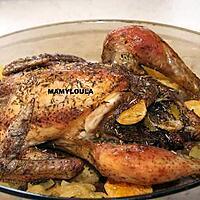 recette Coquelet rôti aux clémentines