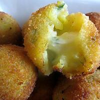 recette Cromesquis Pomme de Terre Mozzarella