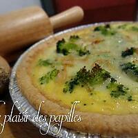 recette ~Quiche au jambon et au brocoli~