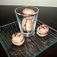 recette Macarons chocolat & caramel