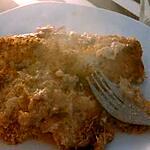 recette Cote de porc gratinée au four sur lit de choux vert