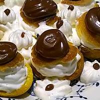 recette chouquette à la chantilly /chocolat